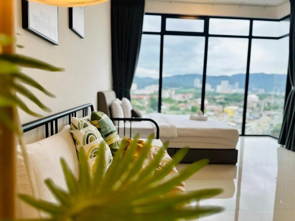 アパート Comfy 2Br Sunny Suite Sky Pool & Stunning Views ジョージタウン