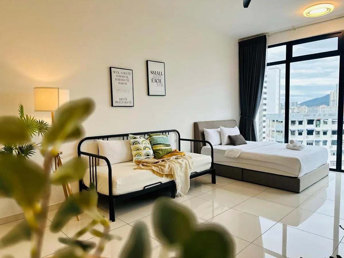 アパート Comfy 2Br Sunny Suite Sky Pool & Stunning Views ジョージタウン