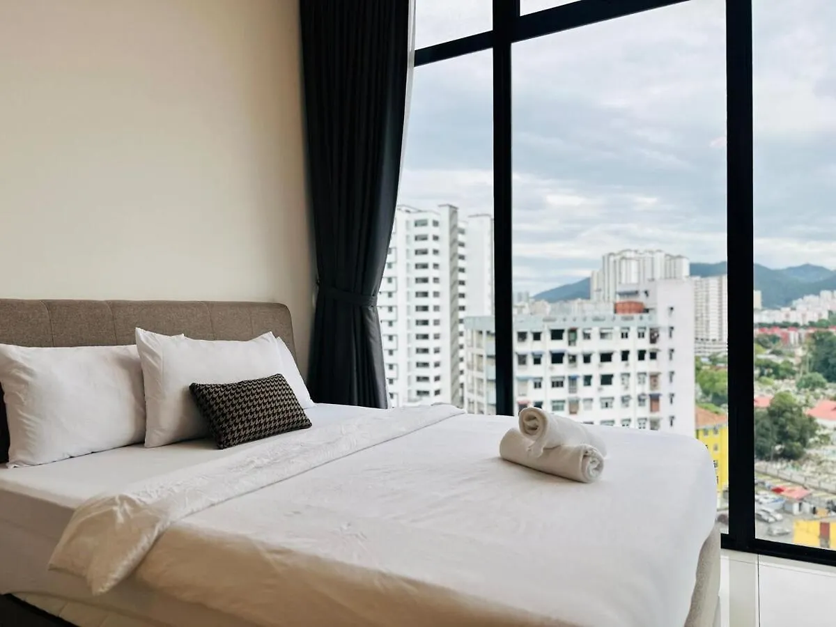 Comfy 2Br Sunny Suite Sky Pool & Stunning Views ジョージタウン アパート